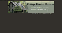 Desktop Screenshot of cottagegardendecor.com